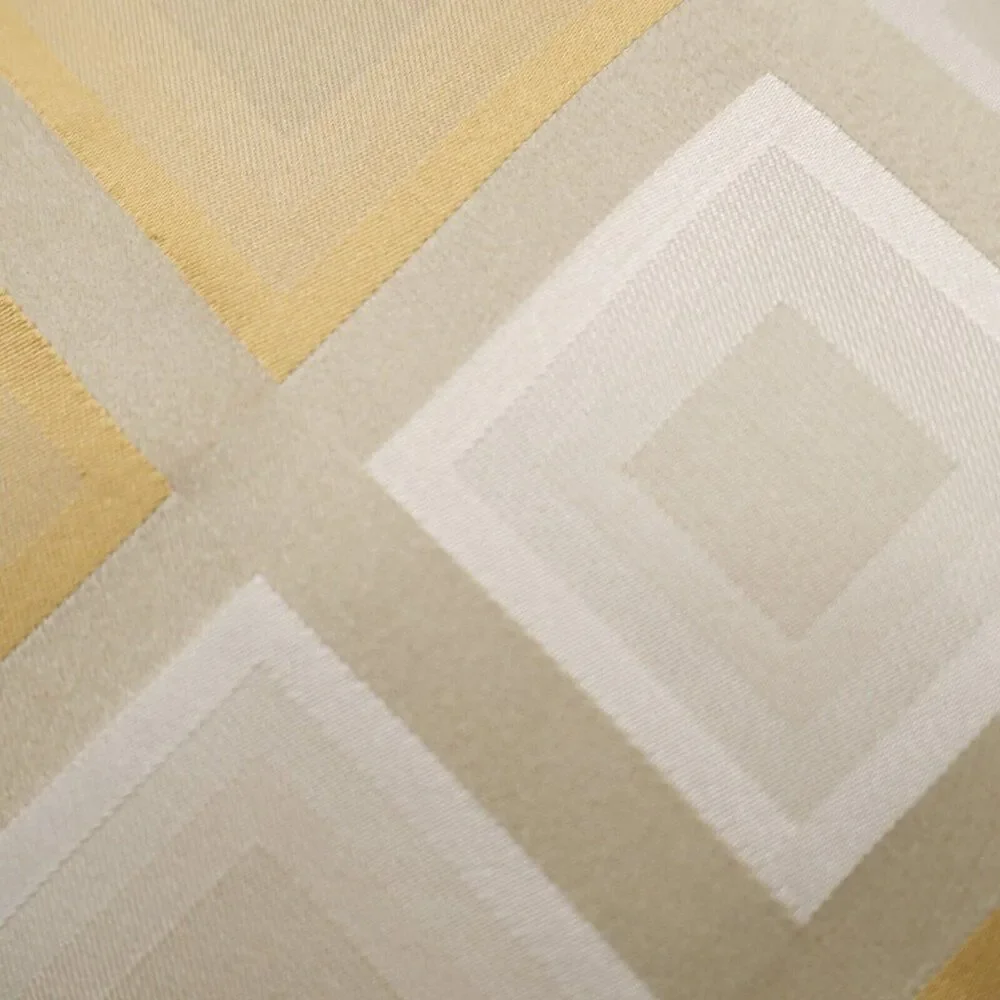 Van Heusen Beige Tan Woven Stain Resistant Geometric Wide‎ Silk Tie